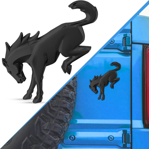 Mustang Horse Emblem Silver Stickers - 3D Chrome ABS Car Badge | Upgrade for Mustang GT/ECOBOST/Shelby | Anti-Rust & Weatherproof Auto Trim Mustang Horse Emblem Silver Stickers - 3D Chrome ABS Car Badge | Upgrade for Mustang GT/ECOBOST/Shelby | Anti-Rust & Weatherproof Auto Trim