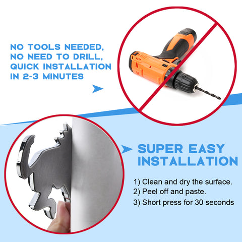 Mustang Horse Emblem Silver Stickers - 3D Chrome ABS Car Badge | Upgrade for Mustang GT/ECOBOST/Shelby | Anti-Rust & Weatherproof Auto Trim Mustang Horse Emblem Silver Stickers - 3D Chrome ABS Car Badge | Upgrade for Mustang GT/ECOBOST/Shelby | Anti-Rust & Weatherproof Auto Trim