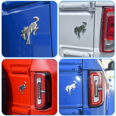 Mustang Horse Emblem Silver Stickers - 3D Chrome ABS Car Badge | Upgrade for Mustang GT/ECOBOST/Shelby | Anti-Rust & Weatherproof Auto Trim Mustang Horse Emblem Silver Stickers - 3D Chrome ABS Car Badge | Upgrade for Mustang GT/ECOBOST/Shelby | Anti-Rust & Weatherproof Auto Trim