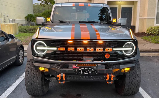 Ford Bronco and Amber LED Lights: Adventure and Style Coexist